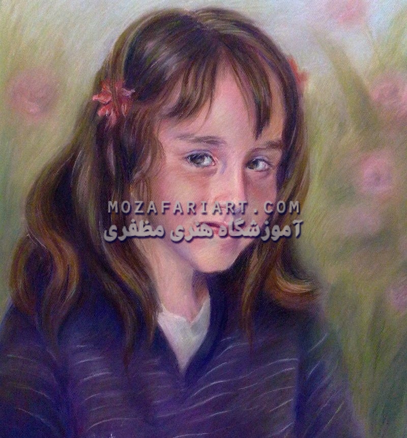 نقاشی روی صورت کودکان دخترانه ساده